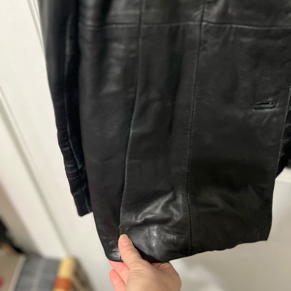 Wilsons Black Leather Jacket Women’s Large - Picture 8 of 16
